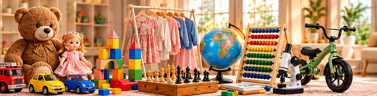 Kids, Toys & Education category illustration